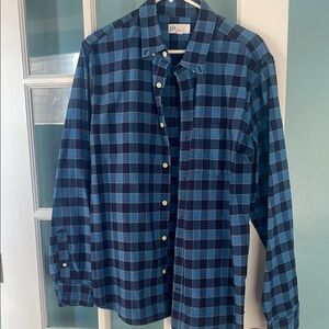 GAP Men's Blue Plaid Shirt